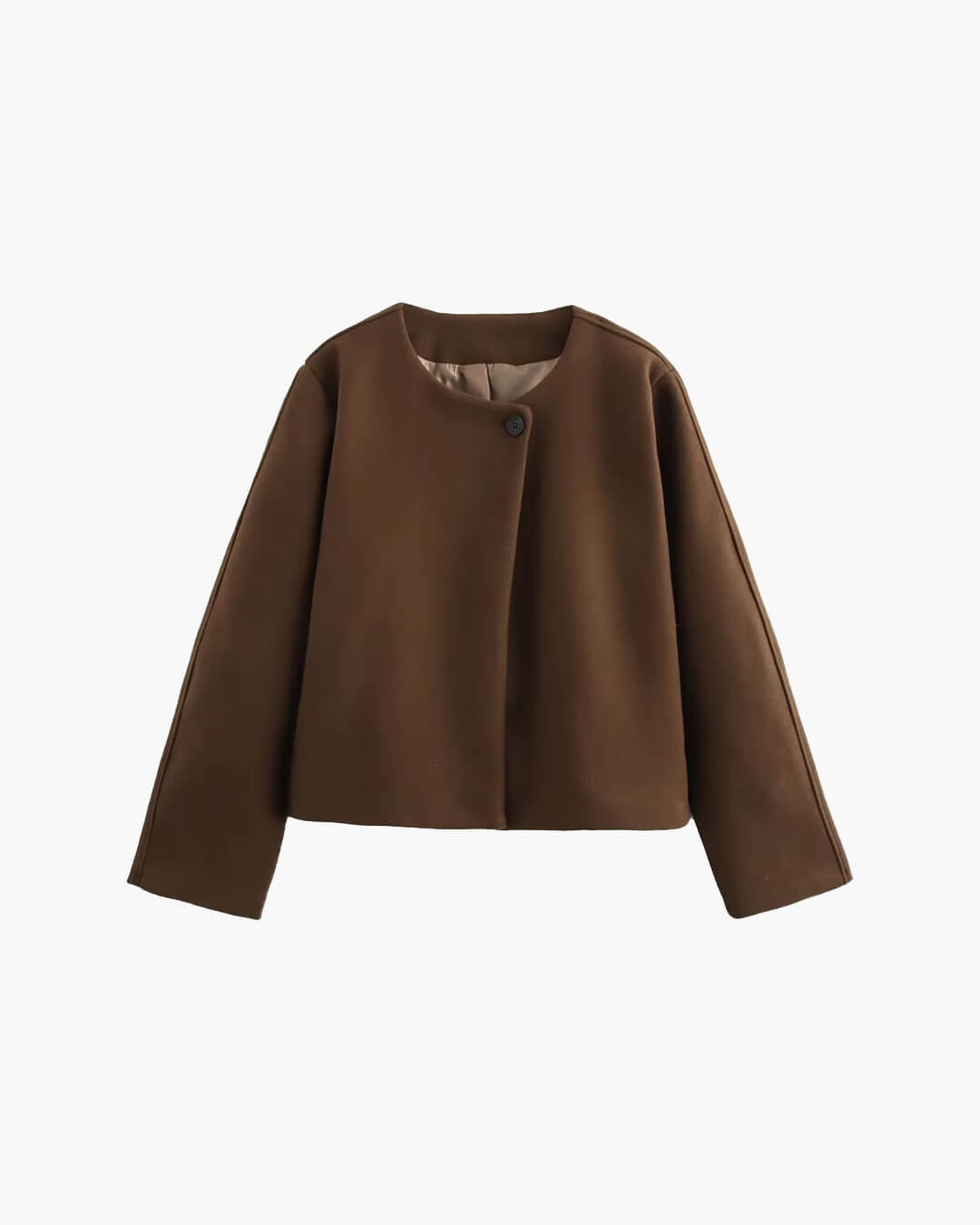 SEAME - Carolina One Button Coat Brown S