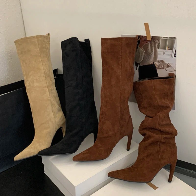 SEAME - Karyl Knee High Boots Coffee 35