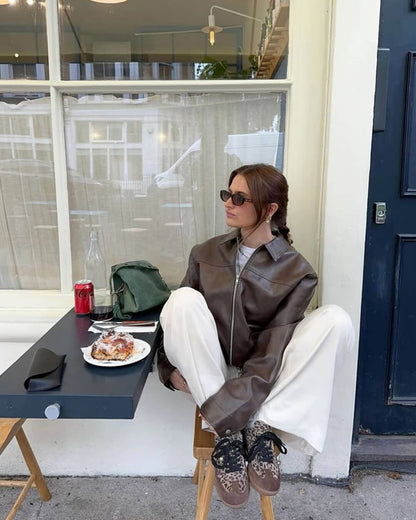 Veste en similicuir vegan Georgia