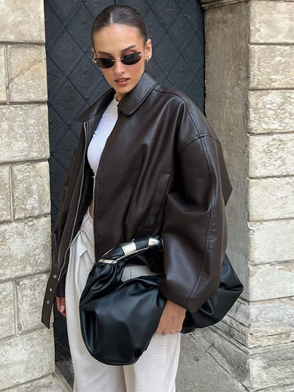 Veste en similicuir vegan Georgia