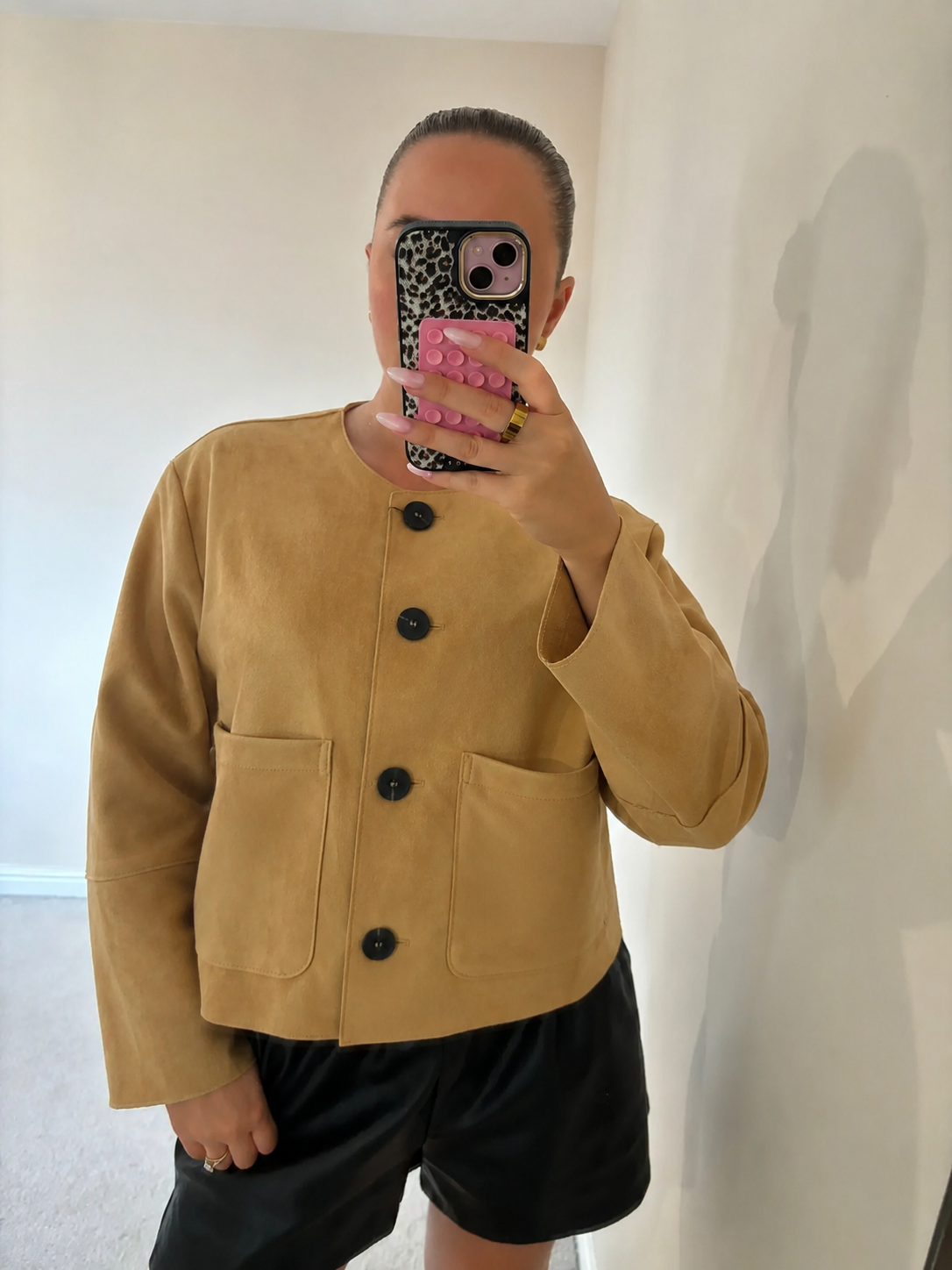 Ruffa Jacket Soft Suede