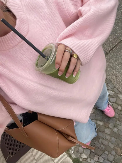 SEAME - Edlyn Autumn Sweater Pink M