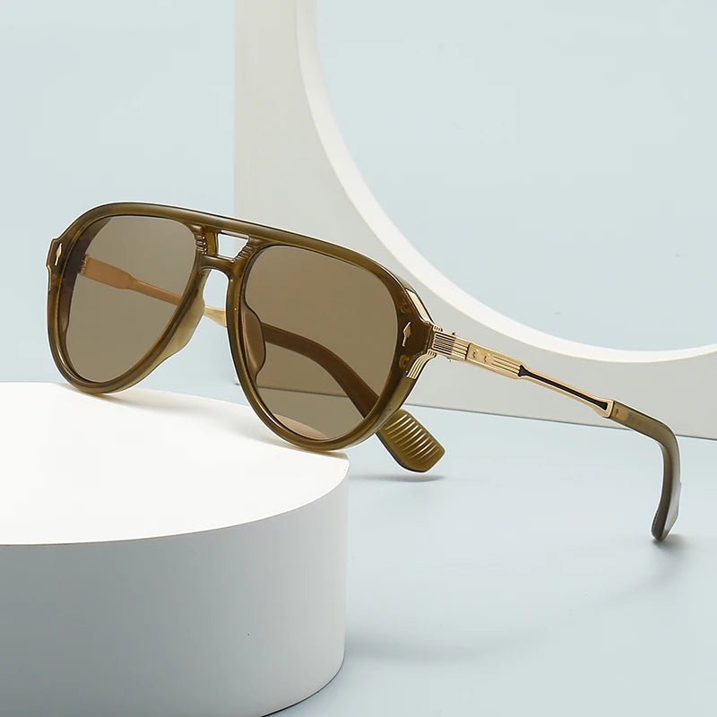 SEAME - Jenny Retro Sunglasses Green