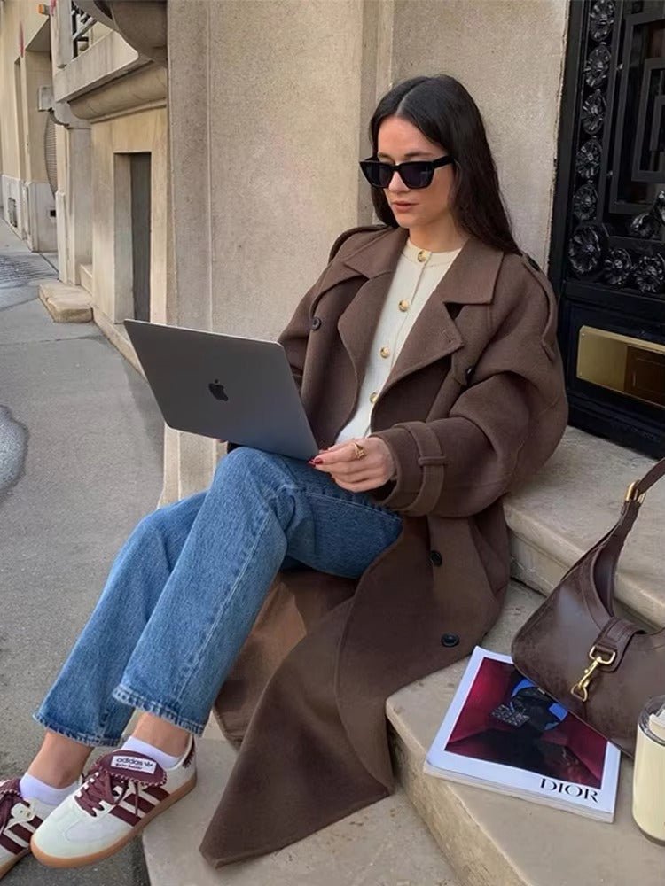 SEAME - Susan Autumn Winter Coat Brown L